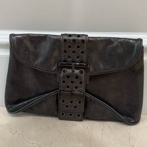 MICHAEL Michael Kors Brown Logo Interior Organizer Pouch